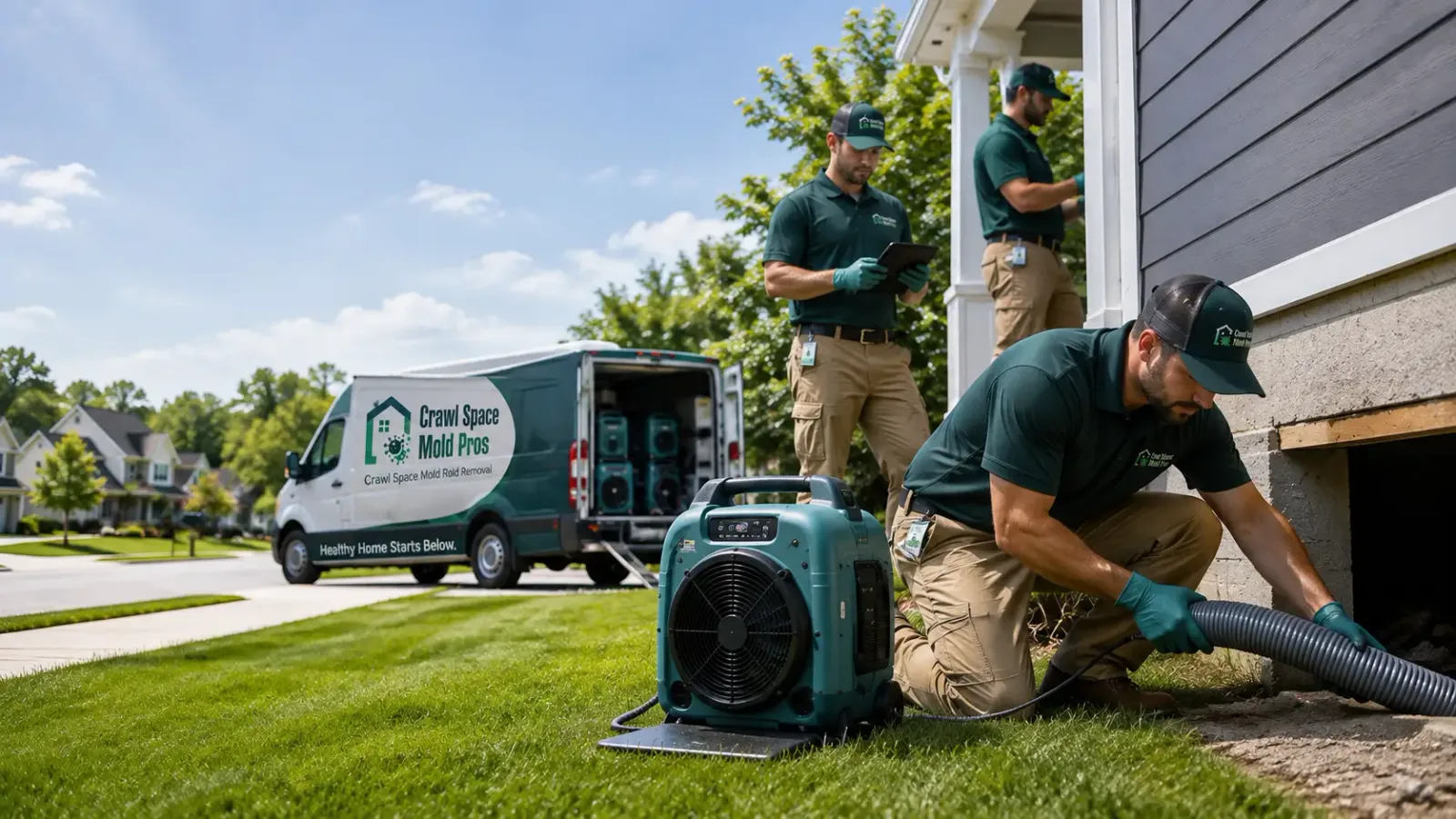 Crawl Space Mold Removal in Chestnut Ridge, PA